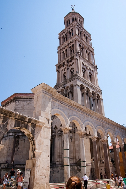 IMG_0308.jpg - Split, Diokletiánusz palota, Szent Doimus székesegyház - Katedrala Sv. Duje